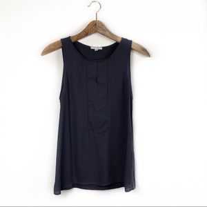 Pleione Dark Gray Sleeveless Top XSmall